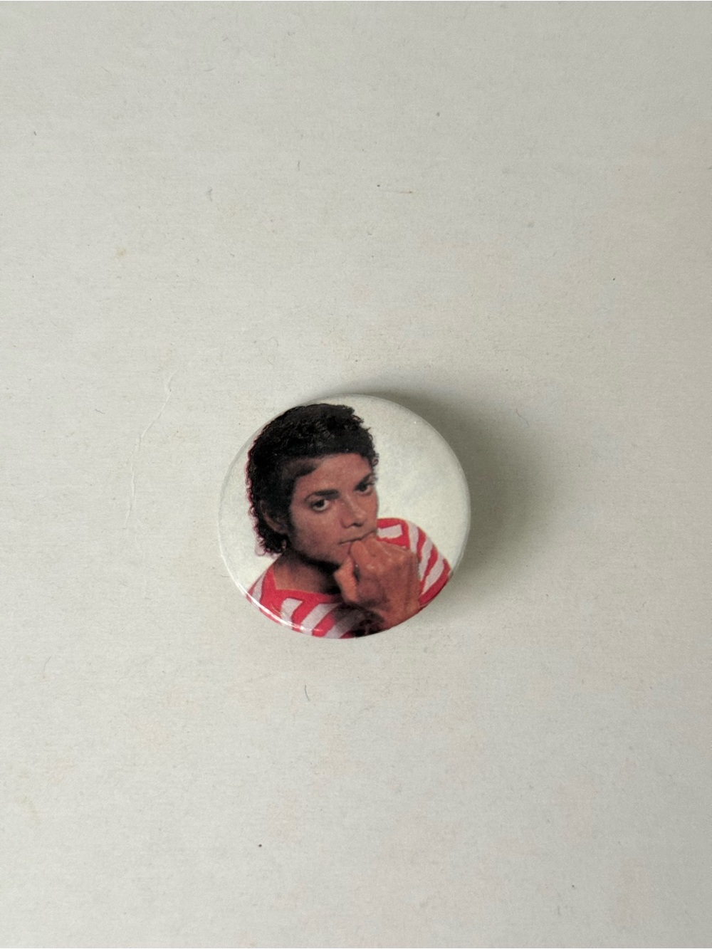 Vintage 1980s Michael Jackson Thriller Era Small Pin – Retro Music Memorabilia
